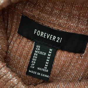 Glitter Brown Forever 21 Bodycon Dress